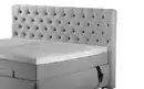 Bild 2 von Boxspringbett Diamanti Klassik, dunkelblau, 200 x 200 cm, Härtegrad 2