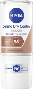NIVEA Derma Dry Control Maximum Anti-Transpirant Roll-On, 50 ml