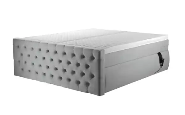 Bild 3 von Boxspringbett Diamanti Klassik, dunkelblau, 200 x 200 cm, Härtegrad 2 und 3
