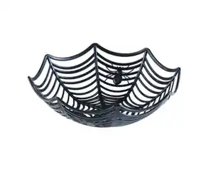 Deko-Korb Halloween Spinnennetz