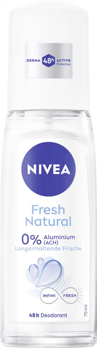 Bild 1 von NIVEA Fresh Natural Deodorant Pumpspray, 75 ml