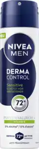 NIVEA MEN Anti-Transpirant Spray Derma Control Sensitive, 150 ml