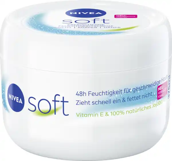 Bild 1 von NIVEA Soft Creme erfrischende Feuchtigkeitscreme, 375 ml