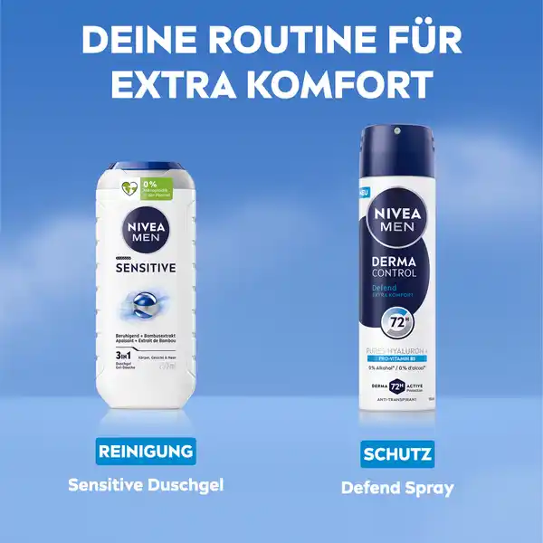 Bild 3 von NIVEA MEN Anti-Transpirant Spray Derma Control Defend, 150 ml