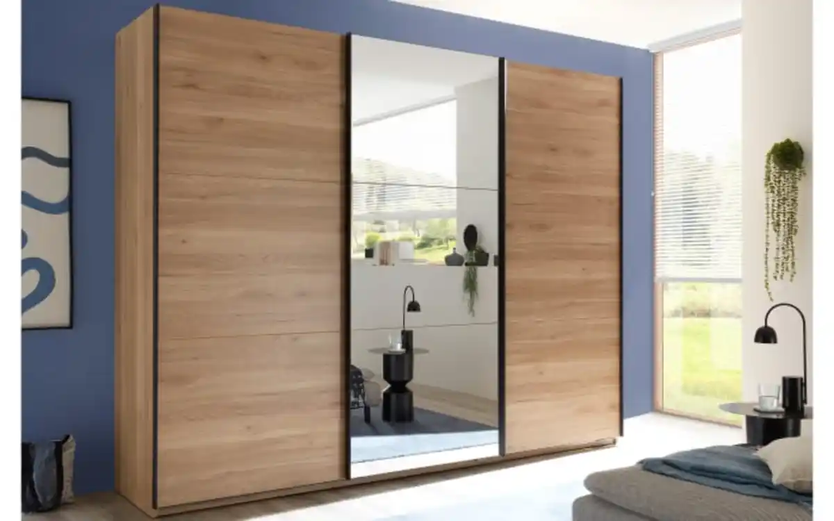 Bild 1 von Schwebetürenschrank Bravo/Aschau, Eiche-Nachbildung, 270 x 210 cm