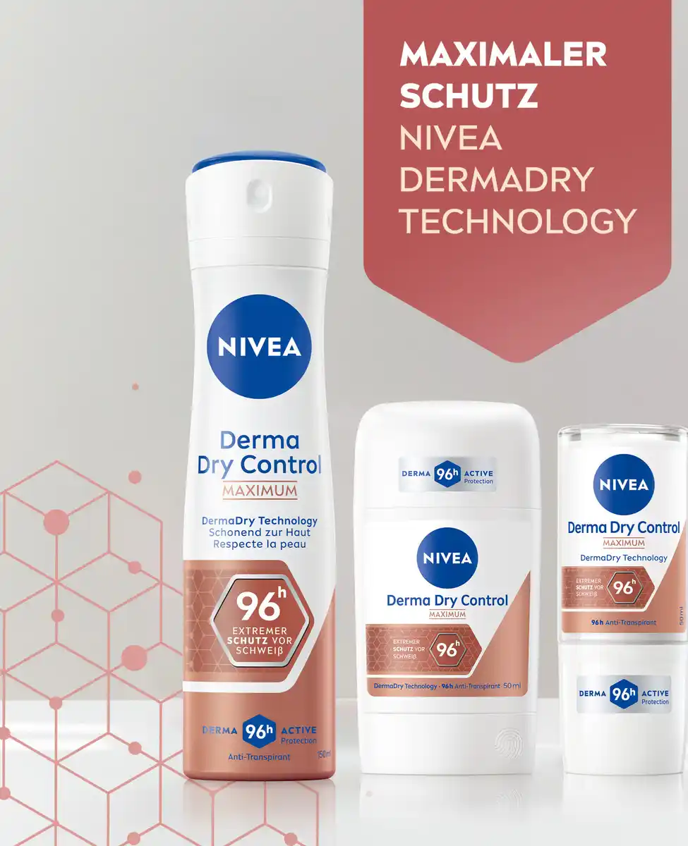 Bild 4 von NIVEA Derma Dry Control Maximum Anti-Transpirant Stick, 50 ml
