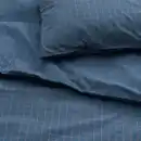 Bild 2 von DOFTAKLEJA Bettwäsche-Set, 2-teilig, dunkelblau/hellbraun, 155x220/80x80 cm