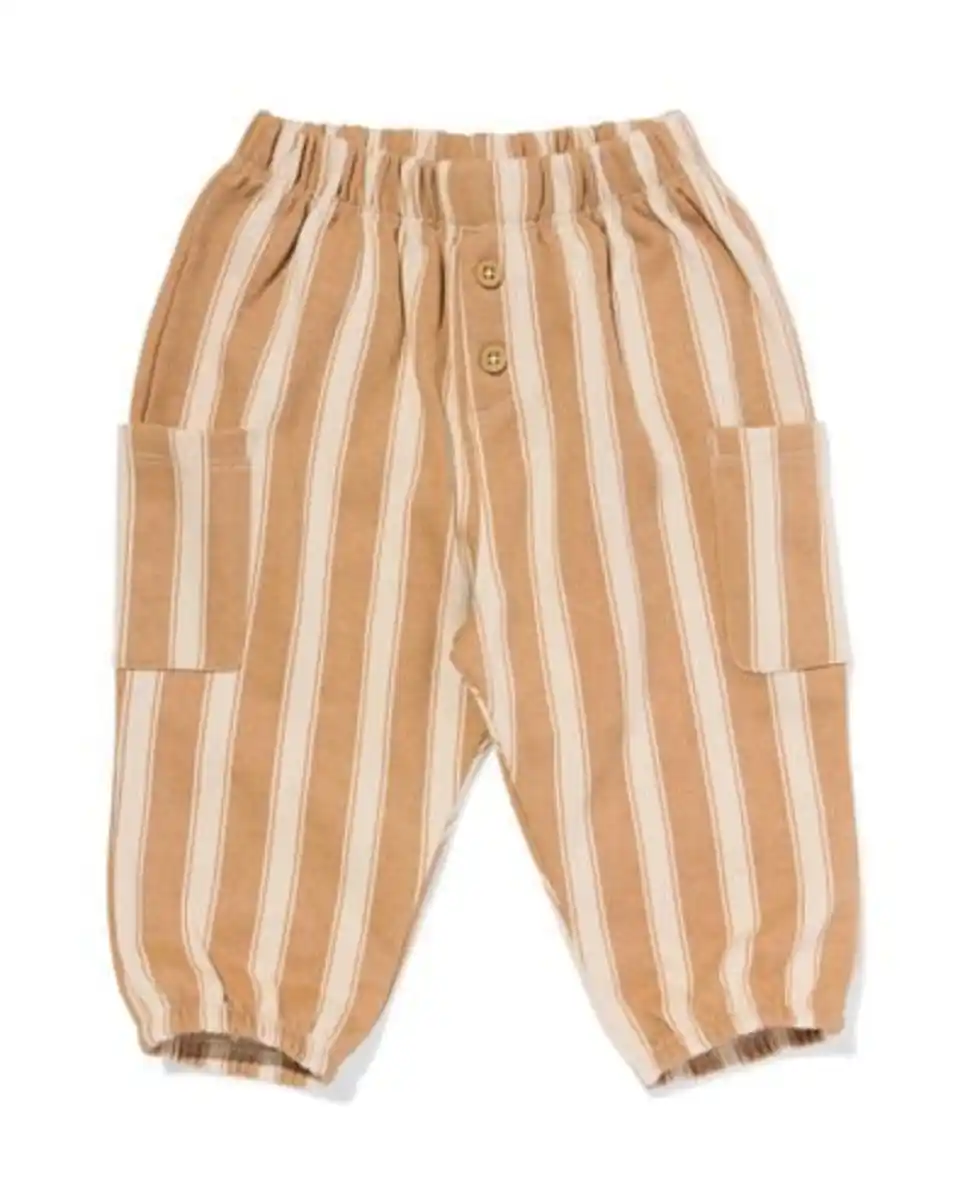 Bild 1 von Baby-Sweathose, gestreift braun