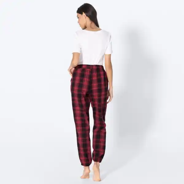 Bild 4 von Damen-Flannelhose mit Karomuster