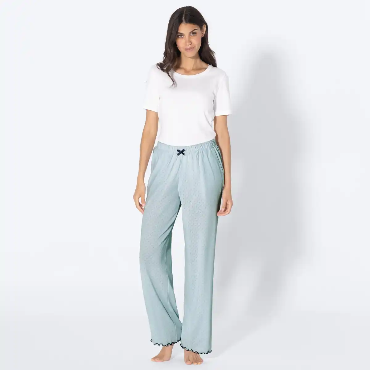 Bild 1 von Damen-Homewear-Hose mit Ajour-Muster