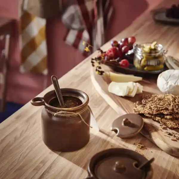 Bild 2 von KÖSSEBÄR Gefäß mit Löffel, braun, 0.3 l