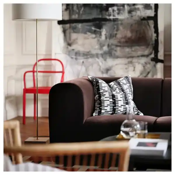 Bild 4 von STOCKHOLM 2025 Standleuchte, weiß textil/vermessingt, 159 cm