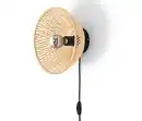 Bild 1 von Wandleuchte mit Bambusschirm