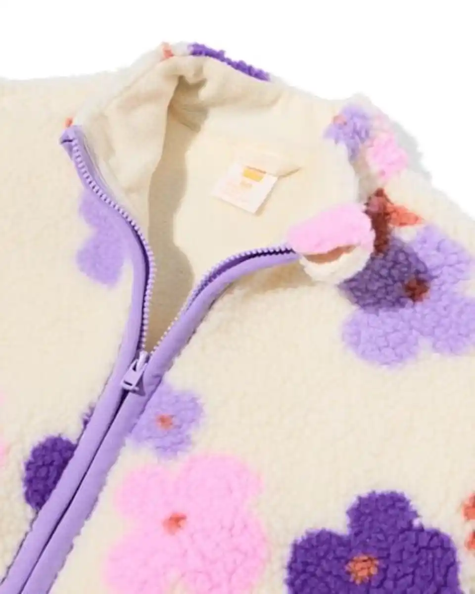 Bild 4 von Babyjacke mit Blumen ecru