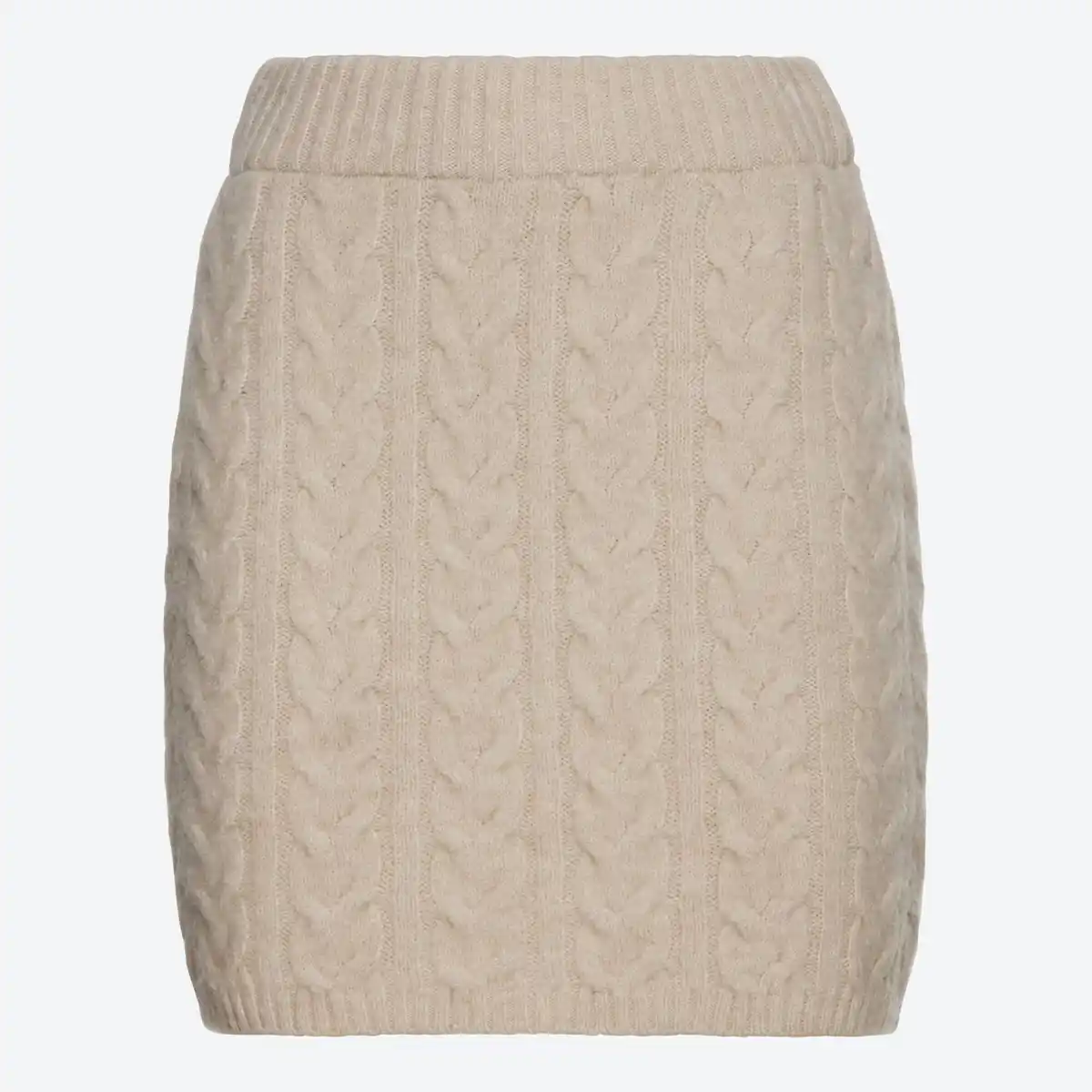 Bild 3 von Damen-Rock mit Zopfstrick-Muster