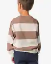 Bild 4 von Kinderpullover mit Streifenmuster braun