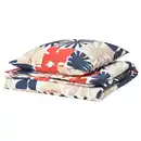 Bild 1 von HYLSNEJLIKA Bettwäsche-Set, 2-teilig, bunt, 140x200/80x80 cm