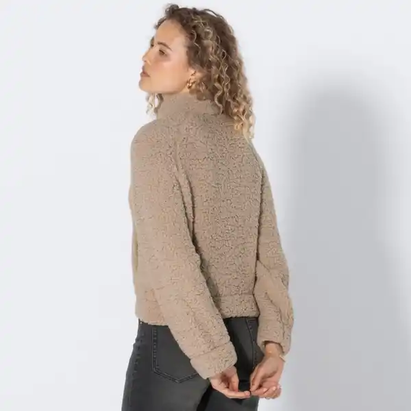 Bild 4 von Damen-Teddy-Fleece-Jacke mit Stehkragen