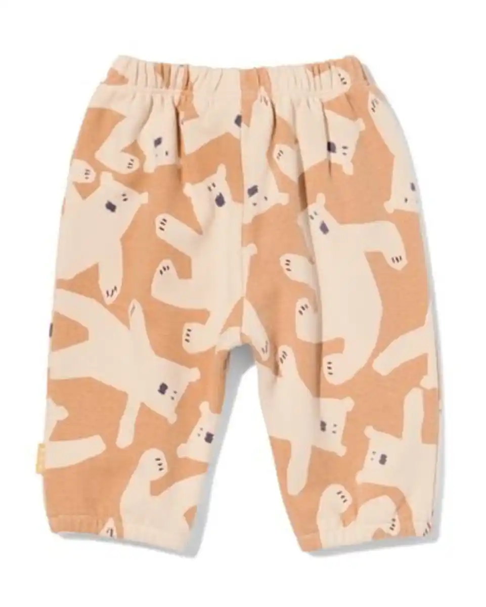 Bild 2 von Newborn-Sweathose mit Bären braun