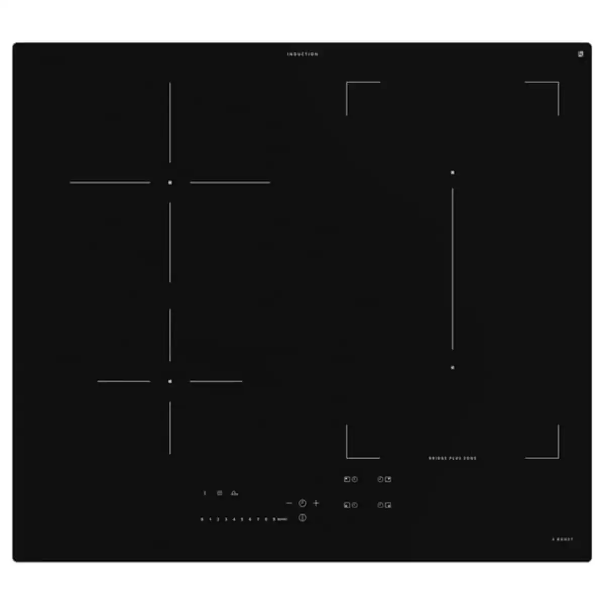Bild 1 von KOLSTAN Induktionskochfeld, IKEA 500 schwarz, 58 cm