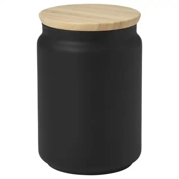 Bild 1 von EKLATERA Dose mit Deckel, schwarz, 1 l