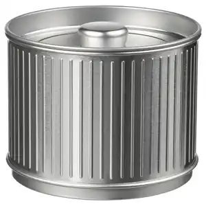 BETTHAJ Dose mit Deckel, für Kaffee/Tee/silberfarben, 0.6 l