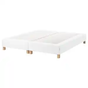 ESPEVÄR Boxspring mit Beinen, weiß, 160x200 cm