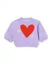 Bild 1 von Baby-Sweater mit Herzen violett