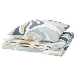 MYGGLASVINGE Bettwäsche-Set, 2-teilig, bunt, 155x220/80x80 cm