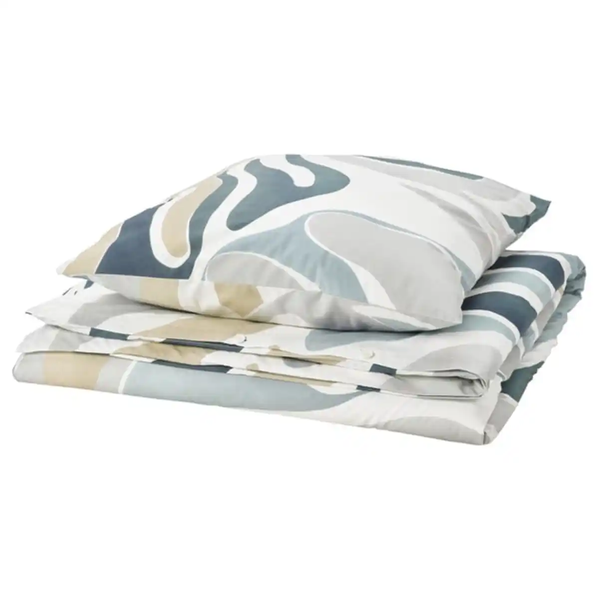 Bild 1 von MYGGLASVINGE Bettwäsche-Set, 2-teilig, bunt, 155x220/80x80 cm