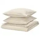 Bild 1 von RUNDHAGTORN Bettwäsche-Set, 3-teilig, beige, 240x220/80x80 cm