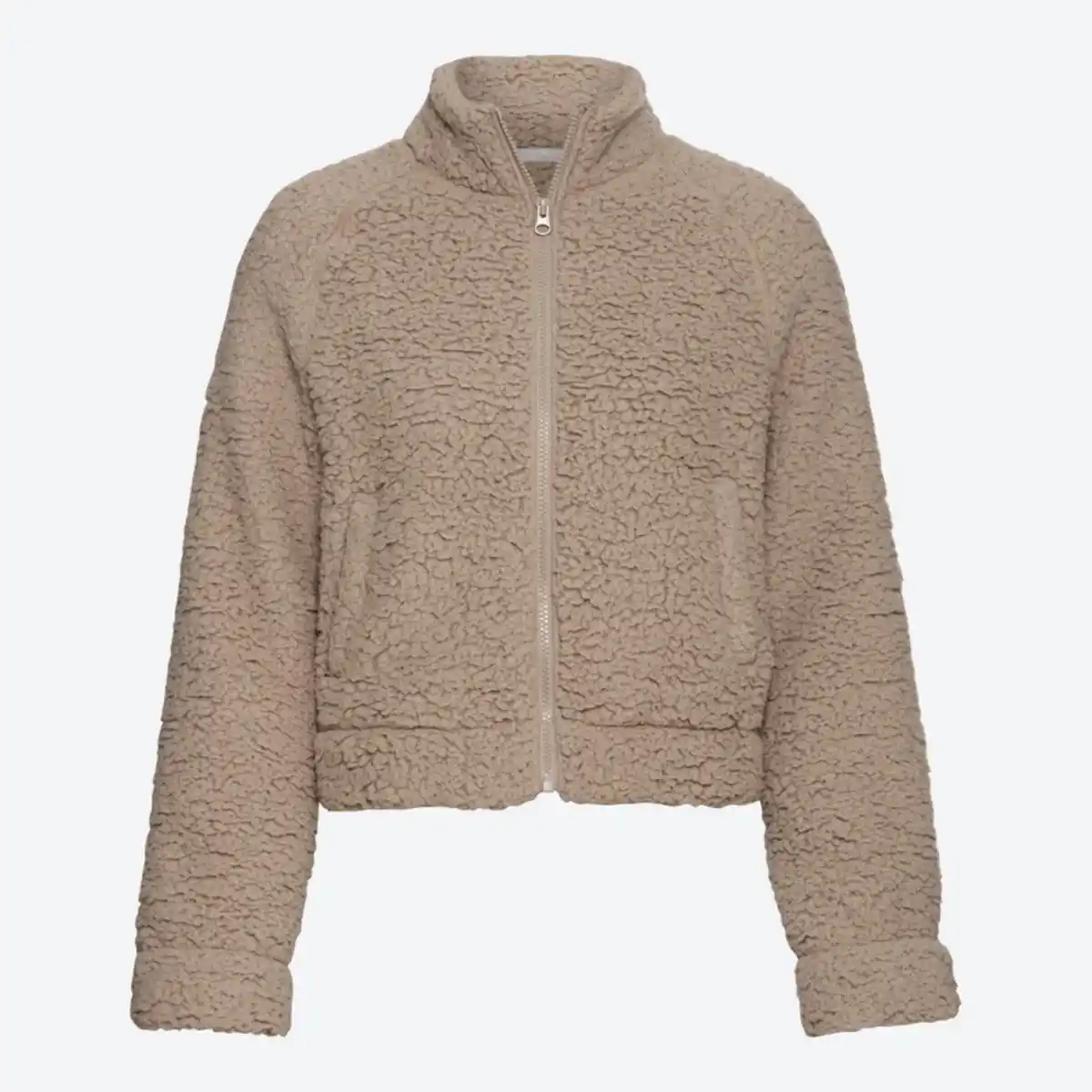 Bild 2 von Damen-Teddy-Fleece-Jacke mit Stehkragen