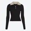 Bild 3 von Damen-Pullover mit Kunstfell-Kragen