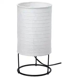 STRANDAD Tischleuchte, weiß/schwarz, 29 cm