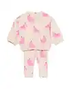 Bild 2 von Baby-Bekleidungsset, Pferde rosa