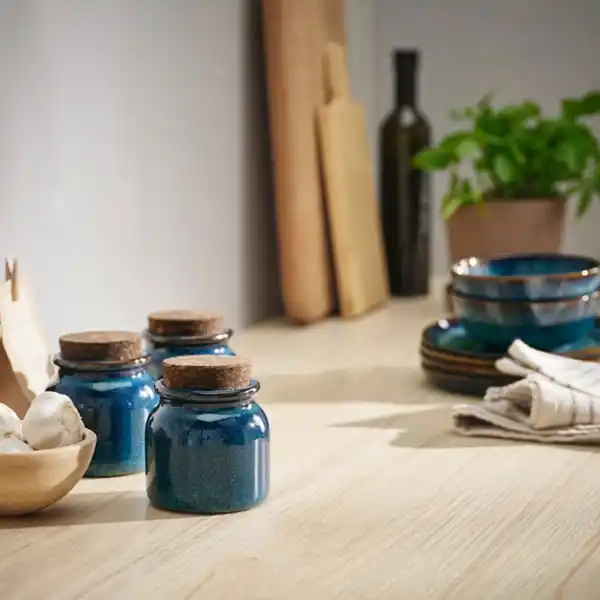 Bild 3 von BRUGDHAJ Dose mit Deckel, blau, 0.3 l