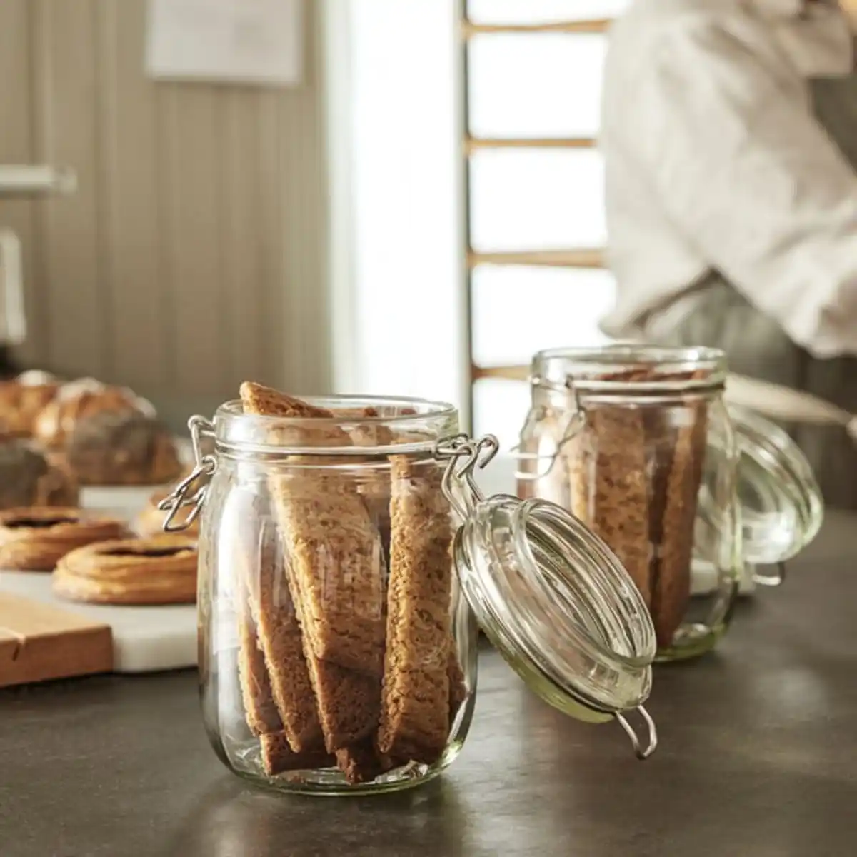 Bild 4 von KORKEN Dose mit Deckel, Klarglas, 1 l