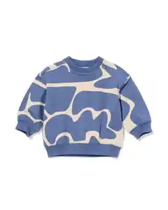 Baby-Sweatshirt abstrakt blau