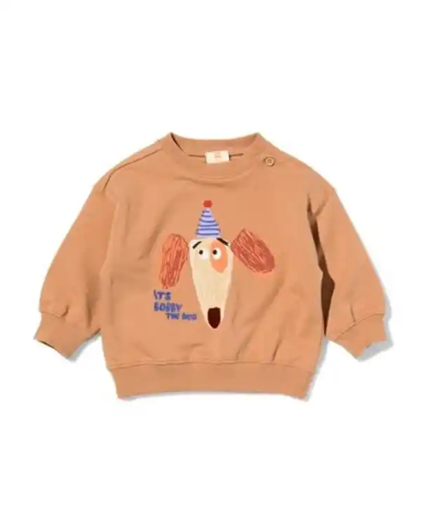 Bild 1 von Babysweater „Dog“ braun
