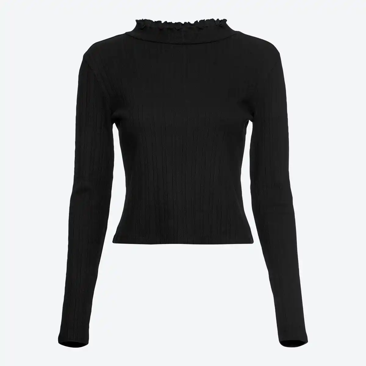 Bild 3 von Damen-Langarmshirt mit Stehkragen