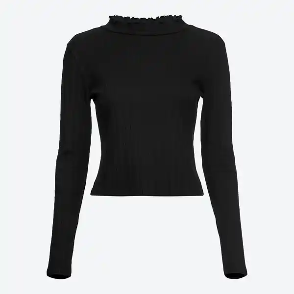 Bild 3 von Damen-Langarmshirt mit Stehkragen