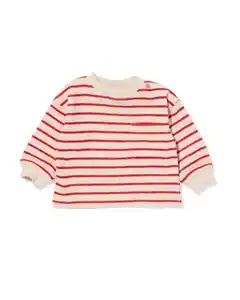 Baby-T-Shirt gestreift rot