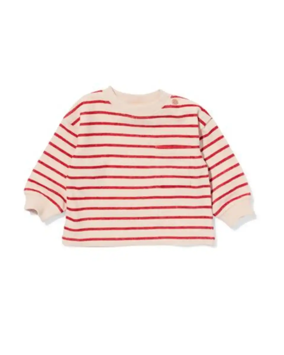 Bild 1 von Baby-T-Shirt gestreift rot