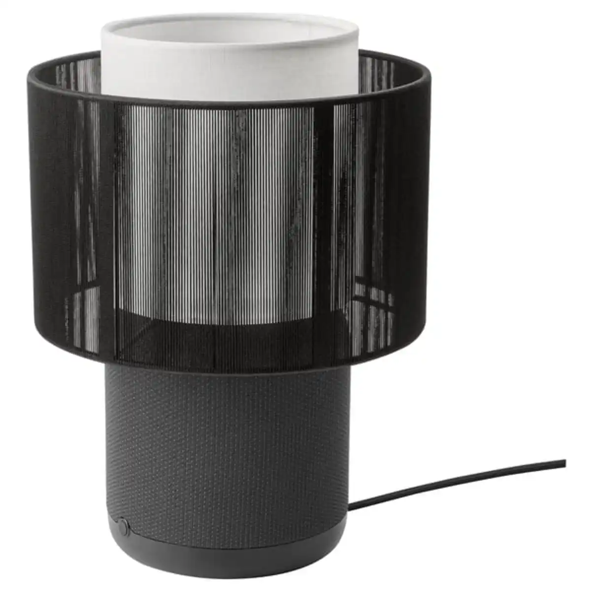 Bild 1 von SYMFONISK Tischleuchte WiFi-Speaker, Stschirm, schwarz