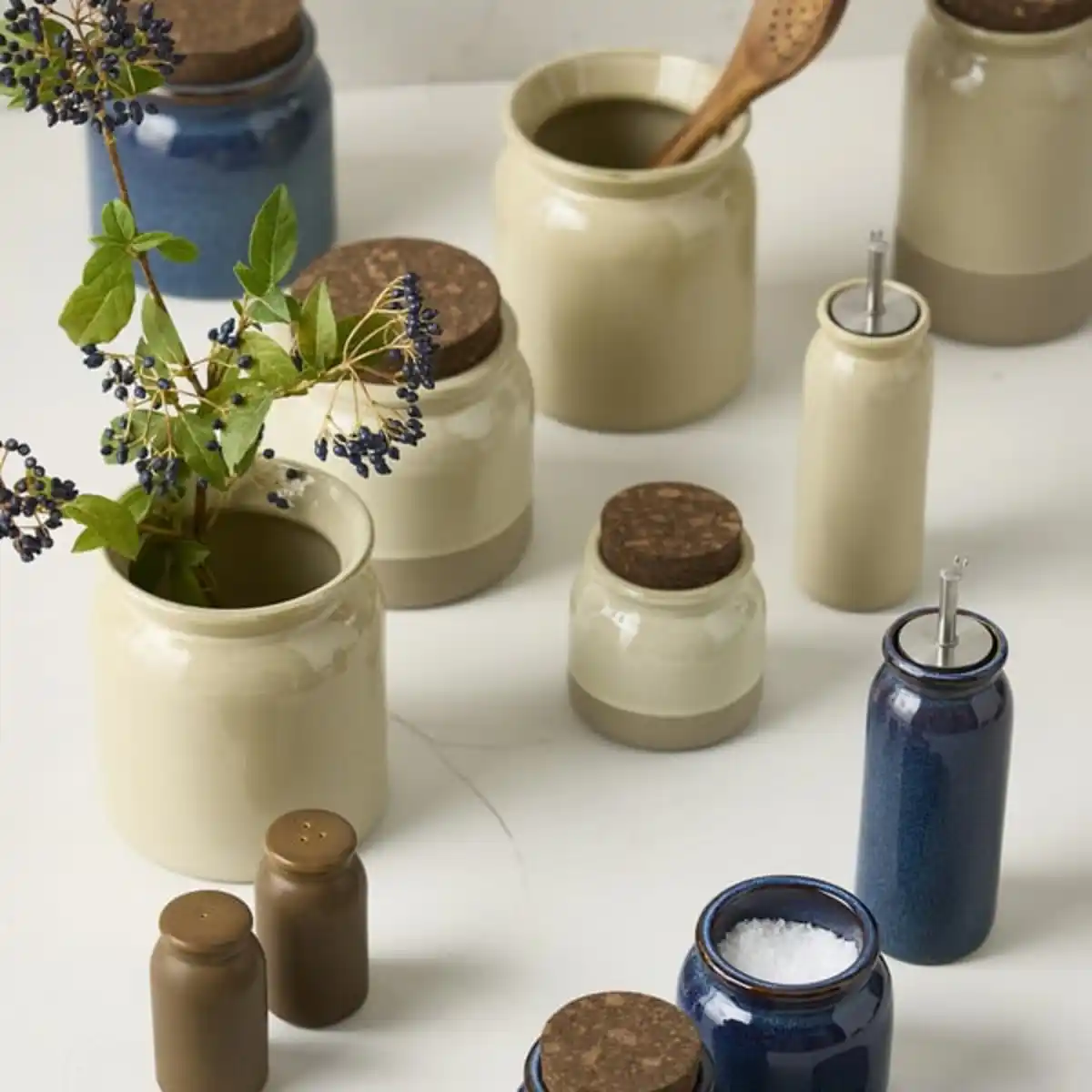 Bild 4 von BRUGDHAJ Dose mit Deckel, beige, 1.2 l