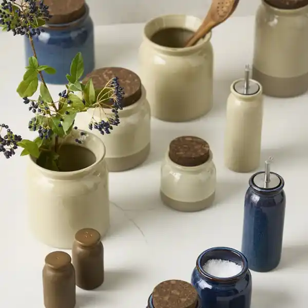 Bild 4 von BRUGDHAJ Dose mit Deckel, beige, 1.2 l