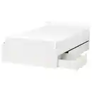 Bild 1 von VIHALS Bettgestell +2 -kästn/Mitba/Fedhzra, weiß/Luröy, 140x200 cm