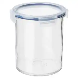IKEA 365+ Dose mit Deckel, Glas/Kunststoff, 1.7 l