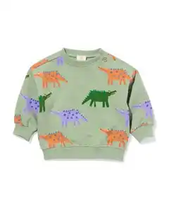 Baby-Sweatshirt Monster grün