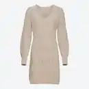 Bild 2 von Damen-Chenille-Strickkleid mit Zopfstickmuster
